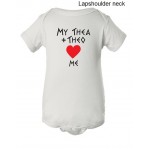 My Thea and Theo LOVE Me - Greek Infant One Piece